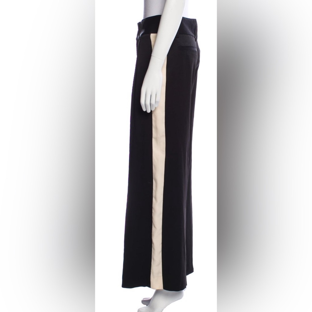 Alice + Olivia Wide Leg Dressy Pants with Contrast Side Stripe